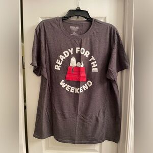 Peanuts Hybrid Gray T-Shirt